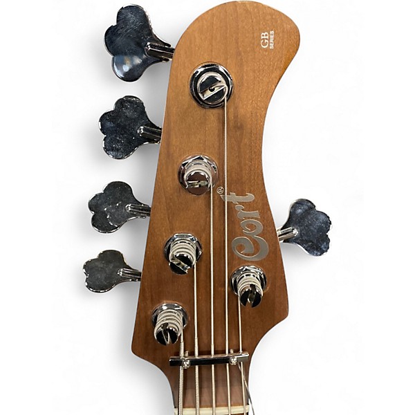 Used Cort GB SERIES MODERN 5 OPEN PORE VINTAGE CHARCOAL GRAY Electric Bass Guitar