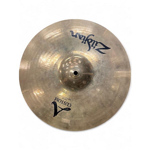 Used Zildjian 14in A Custom Hi Hat Pair Cymbal