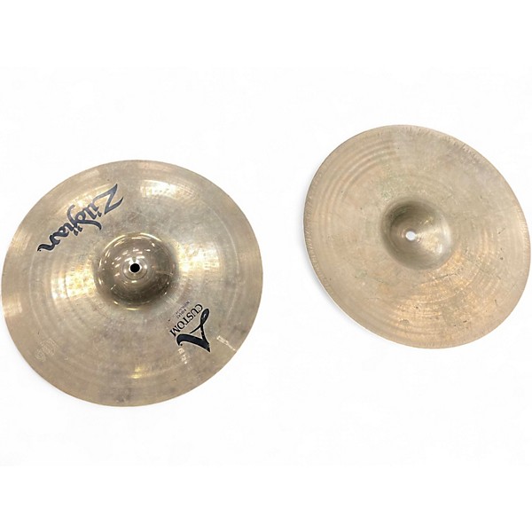 Used Zildjian 14in A Custom Hi Hat Pair Cymbal