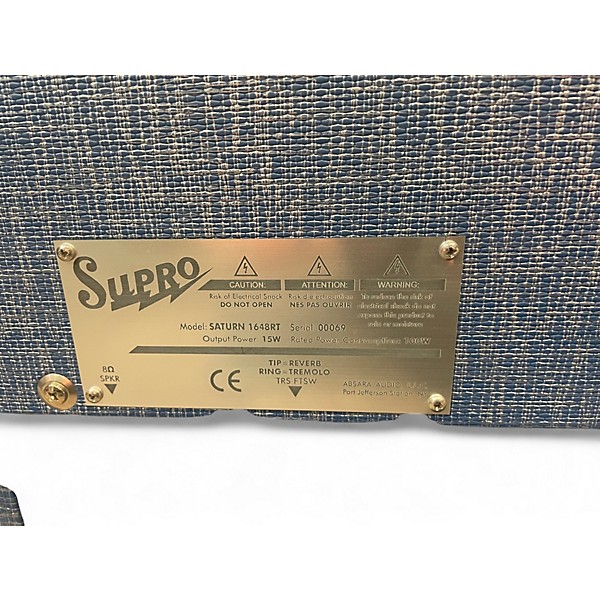 Used Supro SATURN REVERB 1648RT Tube Guitar Combo Amp