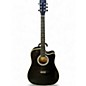 Used Esteban ALC-200 Black Acoustic Electric Guitar thumbnail