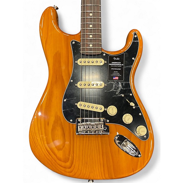 Used Fender American Professional II Stratocaster Natural Solid Body Electric Guitar
