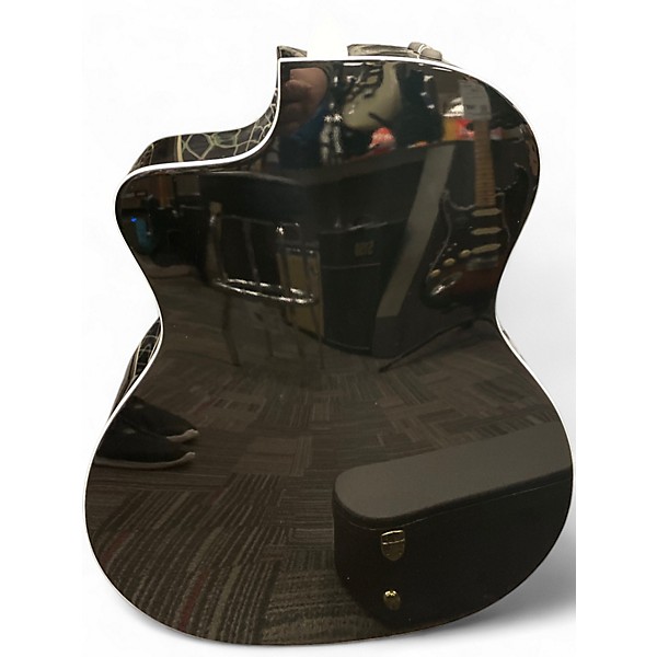 Used 2020s Taylor 214ce-N BLX Special Edition Black Classical Acoustic Electric Guitar