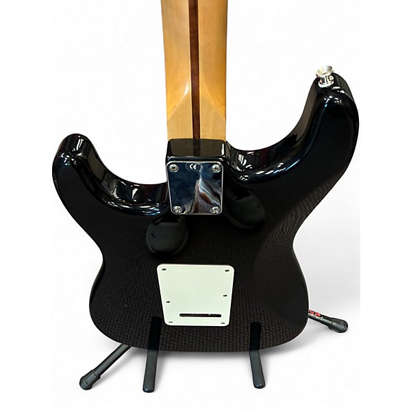 Used Fender Standard Stratocaster HSS Black Solid Body Electric Guitar