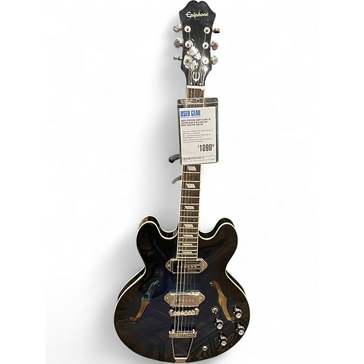 Used Epiphone Gary Clark Jr Casino Blak & Blu Hollow Body Electric