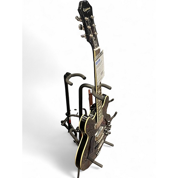 Used Epiphone Gary Clark Jr Casino Blak & Blu Hollow Body Electric Guitar