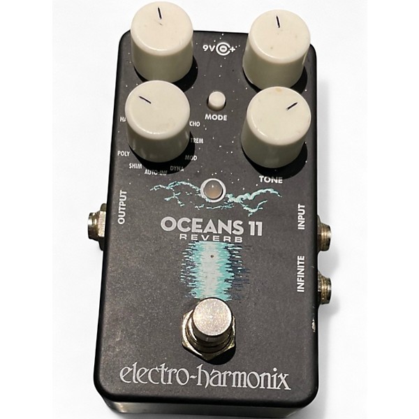 Used Electro-Harmonix Oceans 11 Reverb Effect Pedal