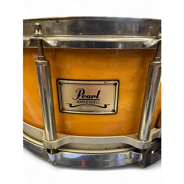 Vintage 1984 Pearl 14X8 Free Floating Snare Blonde Drum