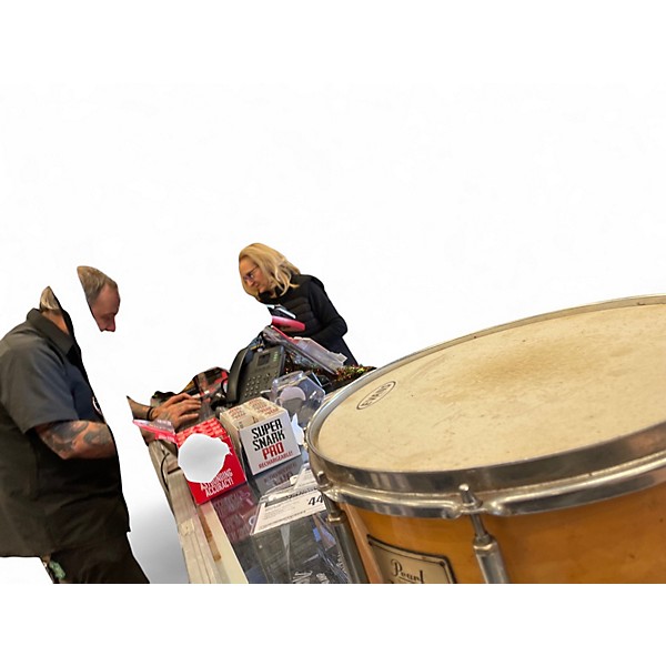 Vintage 1984 Pearl 14X8 Free Floating Snare Blonde Drum