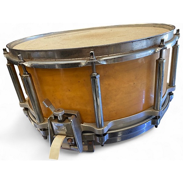 Vintage 1984 Pearl 14X8 Free Floating Snare Blonde Drum