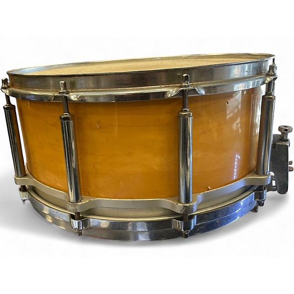 Vintage 1984 Pearl 14X8 Free Floating Snare Blonde Drum