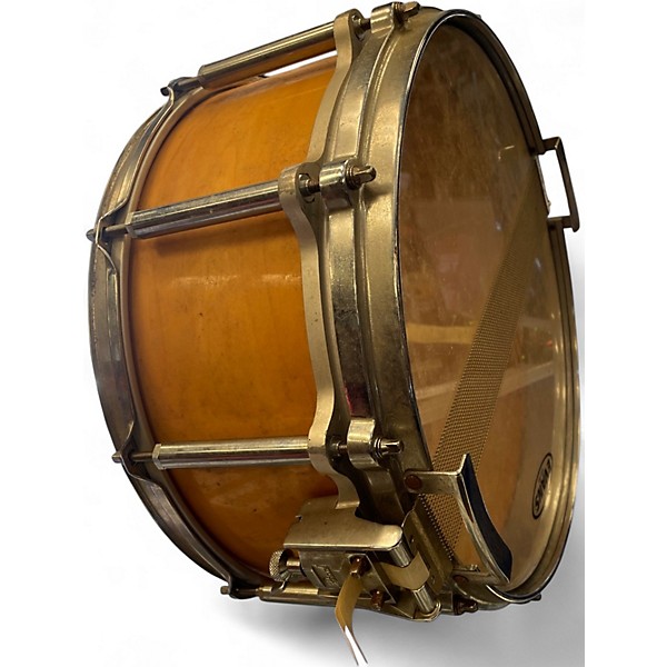 Vintage 1984 Pearl 14X8 Free Floating Snare Blonde Drum