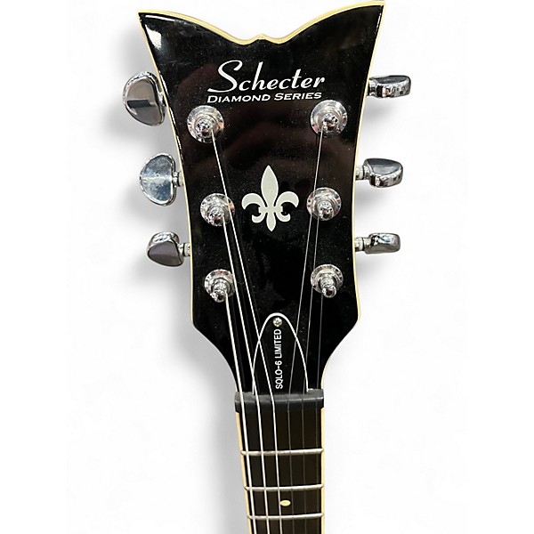 Used Schecter Guitar Research SOLO 6 LIMITED Gold Top Solid Body Electric Guitar