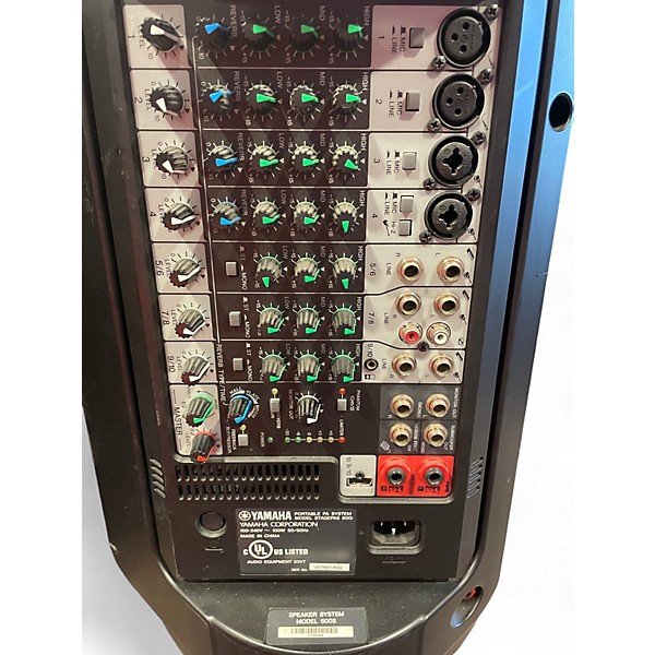 Used Yamaha speaker system 600s Powered Speaker