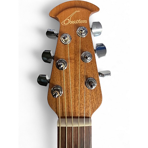 Used Ovation 1111 Standard Balladeer Natural Acoustic Guitar