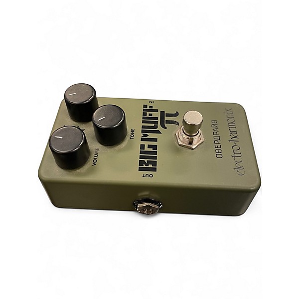 Used Electro-Harmonix Green Russian Big Muff Pi Fuzz Effect Pedal