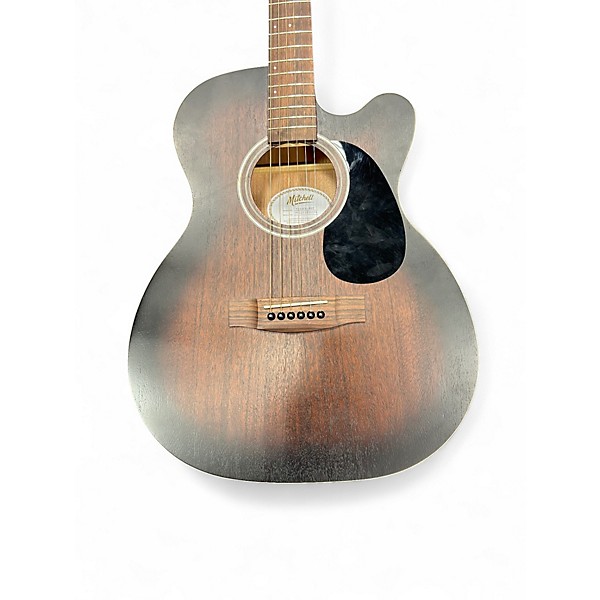 Used Mitchell t333ce Natural Acoustic Electric Guitar