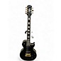 Used Epiphone MKH Origins Custom Les Paul Ebony Solid Body Electric Guitar thumbnail