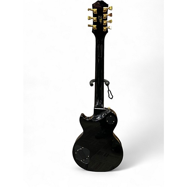 Used Epiphone MKH Origins Custom Les Paul Ebony Solid Body Electric Guitar