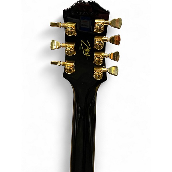 Used Epiphone MKH Origins Custom Les Paul Ebony Solid Body Electric Guitar