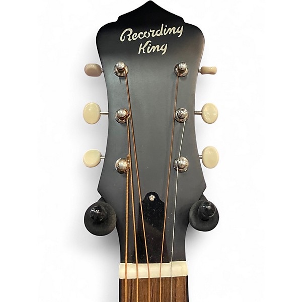 Used Recording King RPH-R1-BRB Natural Acoustic Guitar