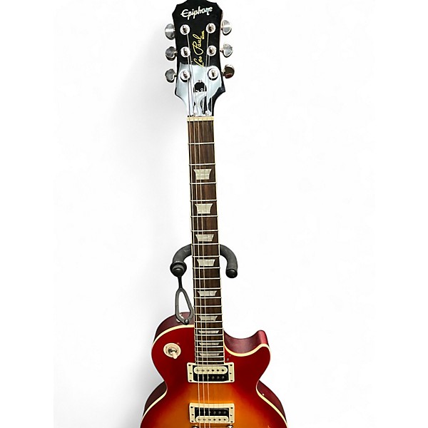 Used Epiphone Les Paul Traditional Pro CHERRY BURST Solid Body Electric Guitar