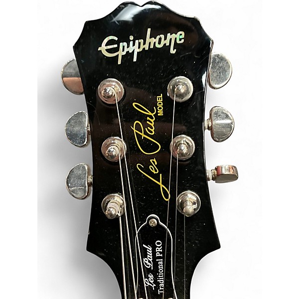 Used Epiphone Les Paul Traditional Pro CHERRY BURST Solid Body Electric Guitar