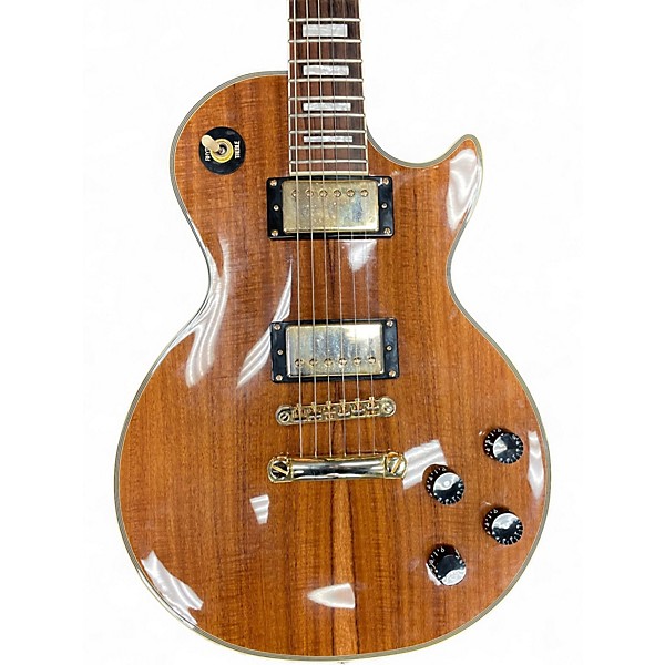 Used Epiphone Les Paul Custom Pro Koa Solid Body Electric Guitar