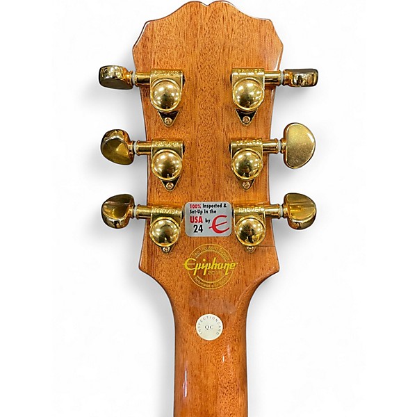 Used Epiphone Les Paul Custom Pro Koa Solid Body Electric Guitar