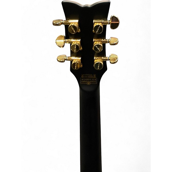 Used Schecter Guitar Research Solo II Custom Black Solid Body Electric Guitar