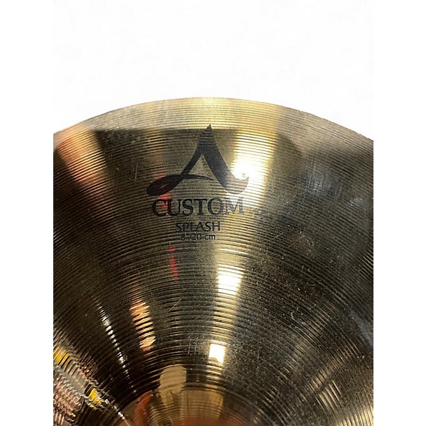 Used Zildjian 8in A Custom Splash Cymbal