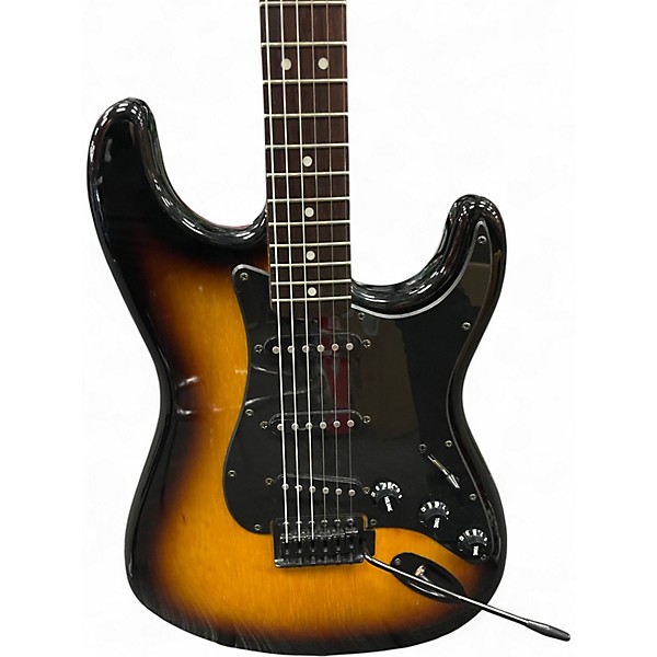 Used 2024 Squier Bullet Stratocaster 2 Tone Sunburst Solid Body Electric Guitar