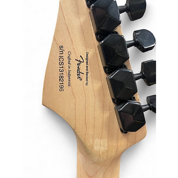 Used 2024 Squier Bullet Stratocaster 2 Tone Sunburst Solid Body Electric Guitar