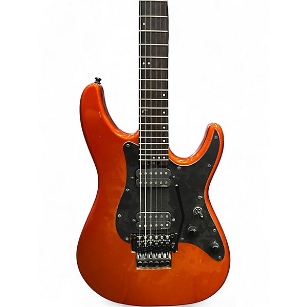 Used Schecter Guitar Research Sun Valley Super Shredder FR SFG Lambo Orange Solid Body Electric Guitar