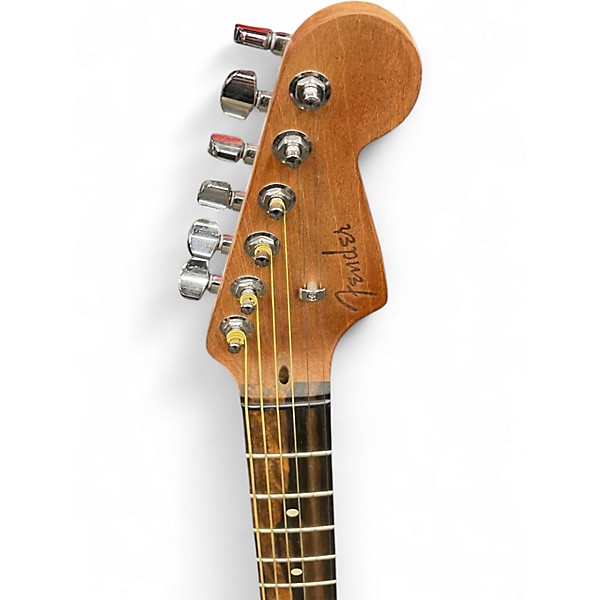 Used Fender JAZZMASTER ACOUSTASONIC SUNBURST Acoustic Electric Guitar