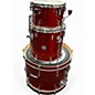 Used Pacific Drums And Percussion 3 Piece AMERICAN VINTAGE Metallic Candy Red Burst Drum Kit