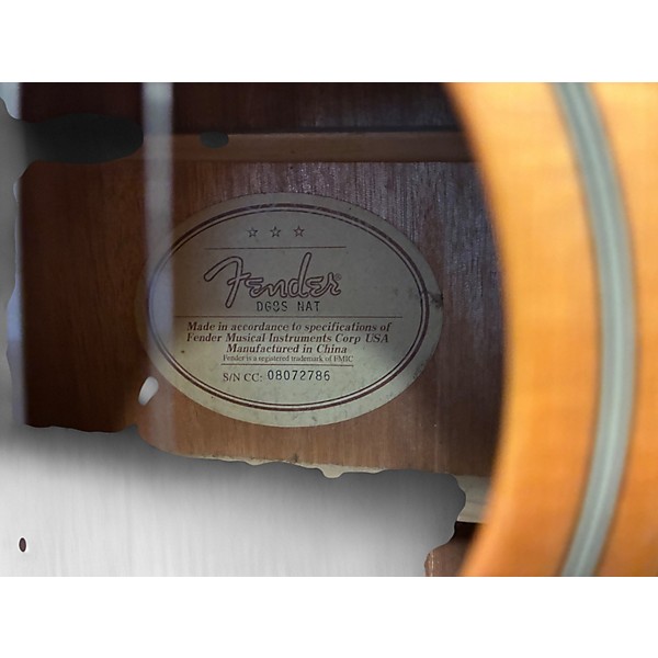 Used Fender DG8S Natural Acoustic Guitar