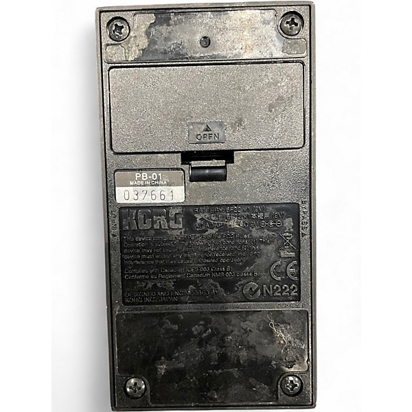 Used KORG PB01 Pitchblack Chromatic Tuner Pedal