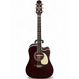 Used Takamine JJ325SRC12 John Jorgenson Signature Satin Red 12 String Acoustic Electric Guitar