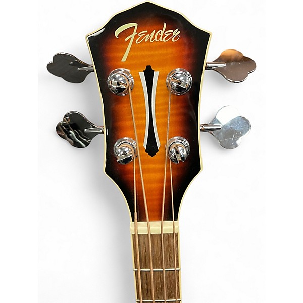 Used Fender FA450CE 3 Tone Sunburst Acoustic Bass Guitar