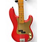 Used Squier 40th Anniversary Vintage Edition Precision Dakota Red Electric Bass Guitar