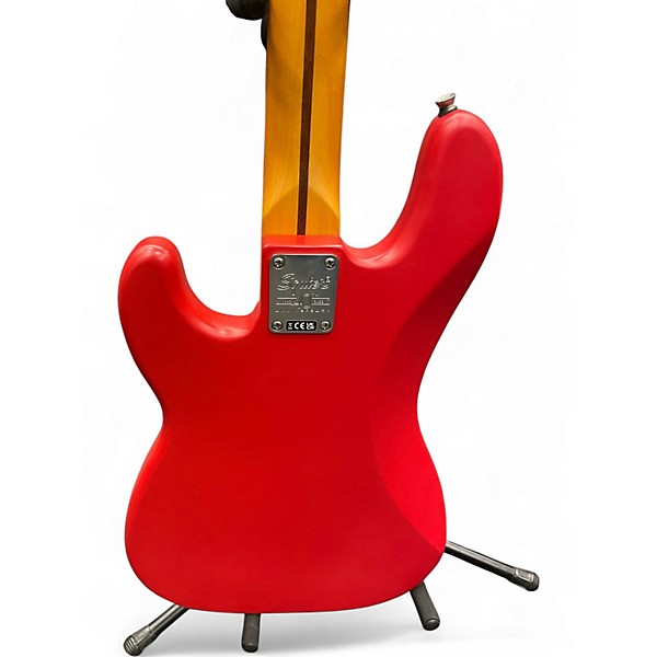 Used Squier 40th Anniversary Vintage Edition Precision Dakota Red Electric Bass Guitar
