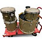 Used Pearl 4 Piece Masters All Maple Broken Glass Drum Kit