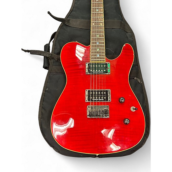 Used Fender Special Edition Custom Telecaster FMT HH TRANSPARENT RED Solid Body Electric Guitar