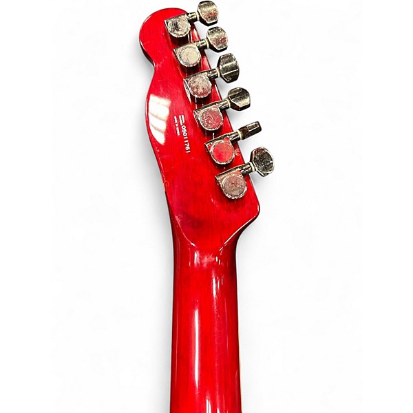 Used Fender Special Edition Custom Telecaster FMT HH TRANSPARENT RED Solid Body Electric Guitar