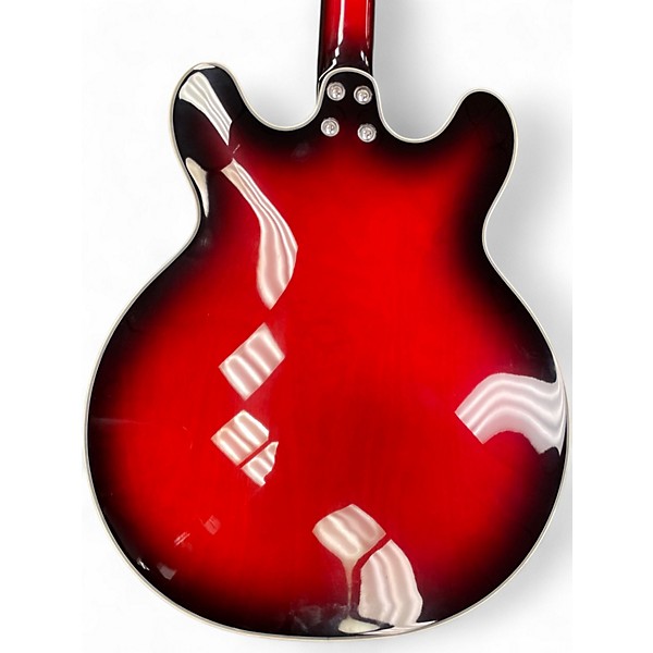 Used Airline H78 Cherry Sunburst Hollow Body Electric Guitar