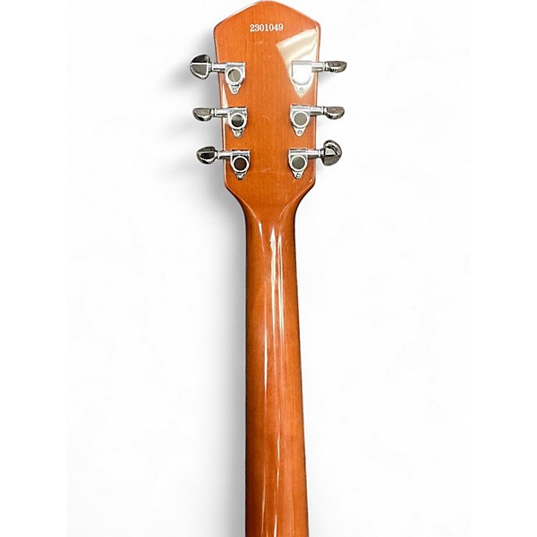 Used Airline H59 Gold Top Hollow Body Electric Guitar