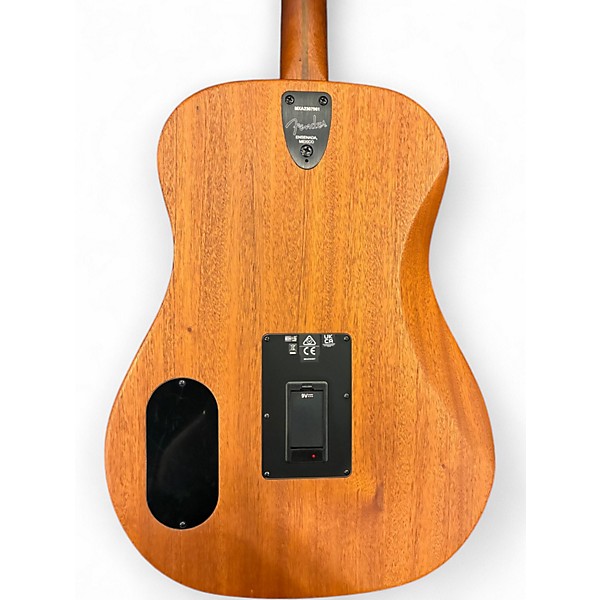 Used Fender Highway Dreadnaught All Mahogany Acoustic Electric Guitar