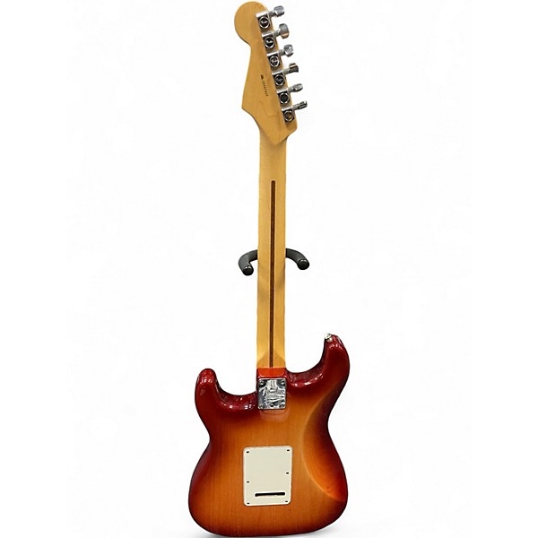 Used 2008 Fender American Standard Stratocaster Sienna Sunburst Solid Body Electric Guitar