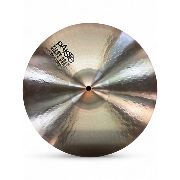 Used Paiste 14in Giant Beat Hi Hat Pair Cymbal